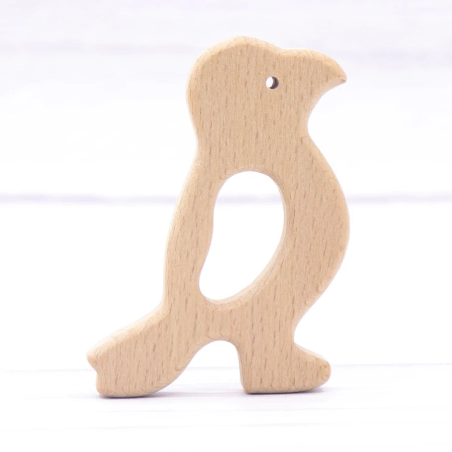 1pcs  Natural Wooden Teether