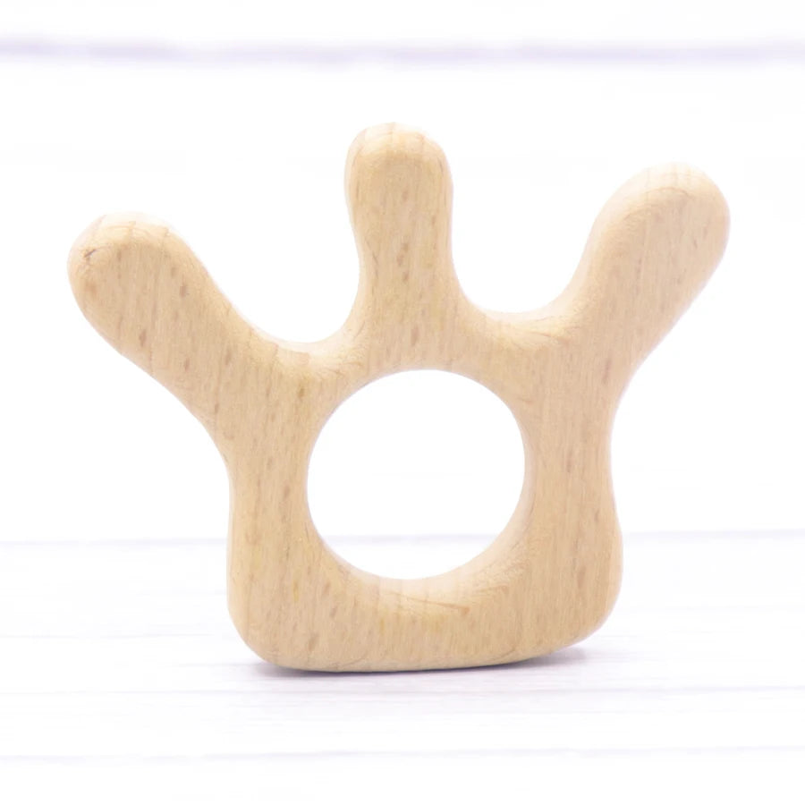 1pcs  Natural Wooden Teether