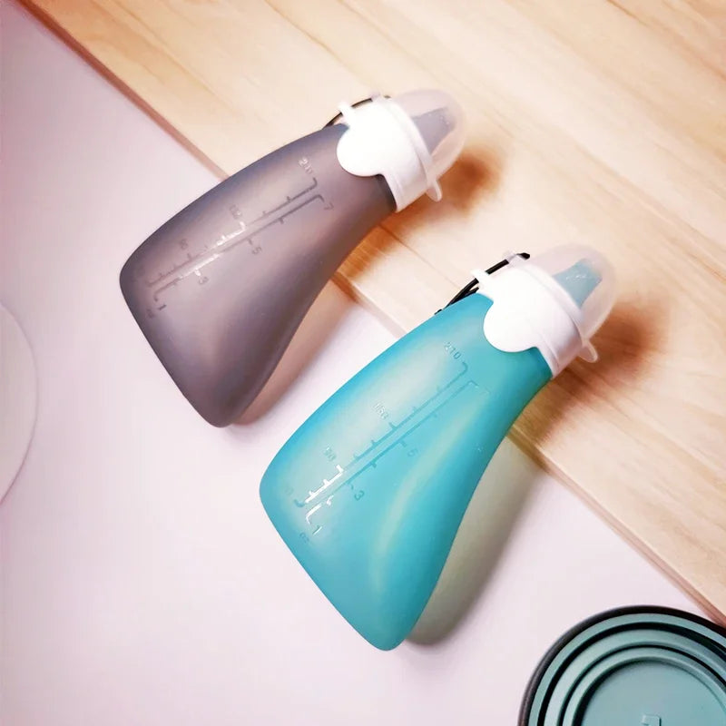 240ml  Silicone Baby Sippy Cup