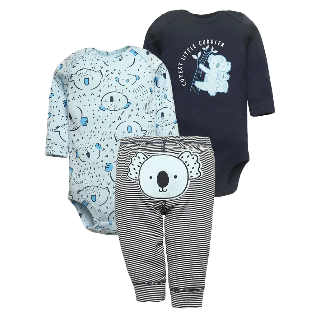 3PCS Baby onesies & pants