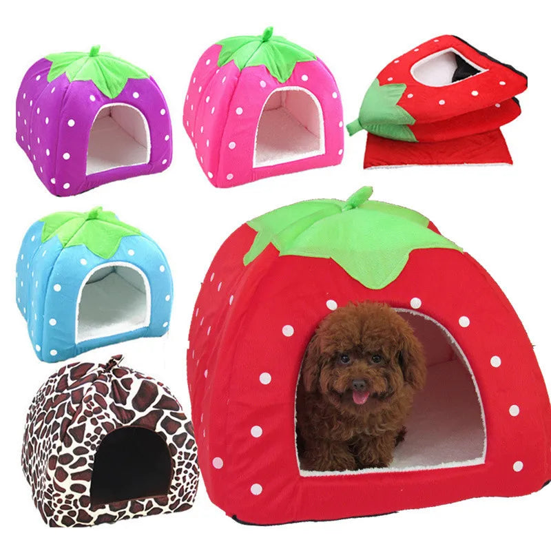 Dog & Cat strawberry kennel